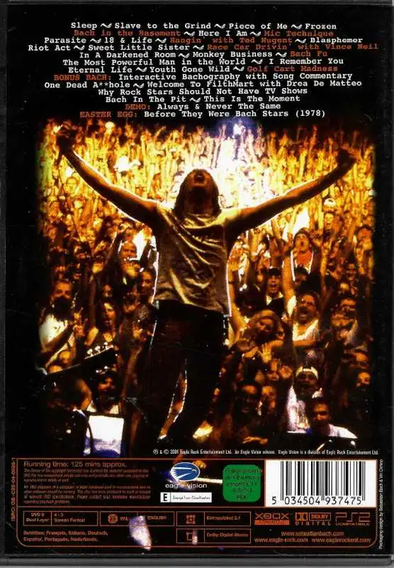 Sebastian Bach - Forever Wild - DVD plast
