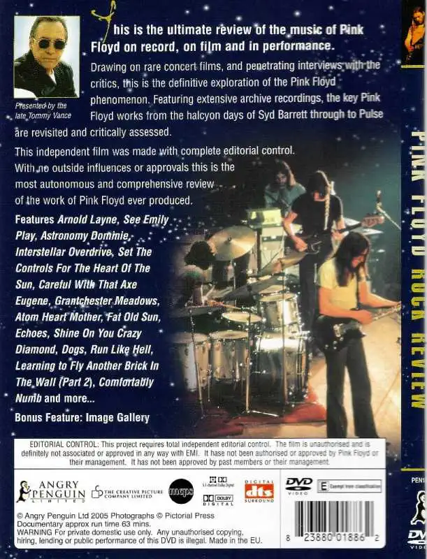 Pink Floyd - Rock Review - DVD plast