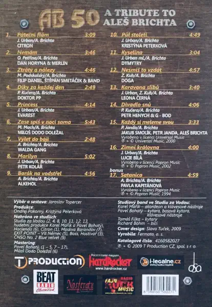 AB 50 - A tribute to Aleš Brichta - CD /pošetka/