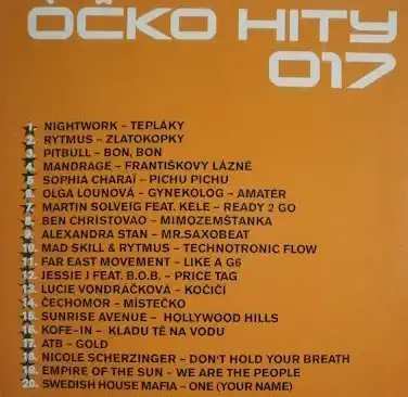 Óčko hity 017 - DVD /dárkový obal/