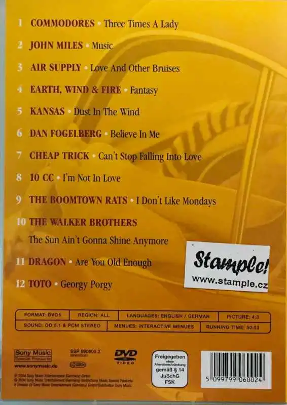 Lovesongs Of The 70's - DVD /plast/