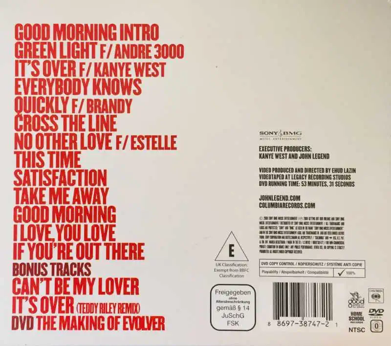 John Legend - Evolver - Deluxe Edition - CD+DVD /plast v šubru/bazarové zboží/