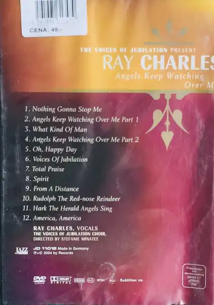 Ray Charles - Angels Keep Watching Over Me - DVD /plast/