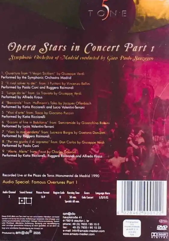 Opera Stars in Concert - Part 1 - DVD /plast/