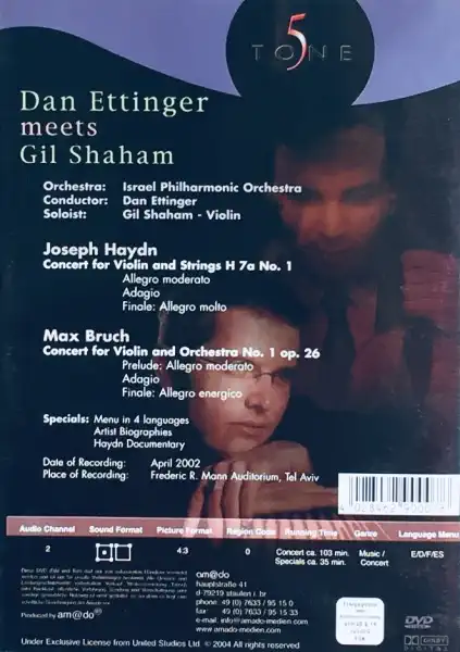 Dan Ettinger - meets Gil Shaham - DVD /plast/