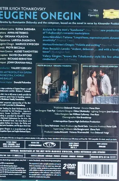 Eugene Onegin - Opera - DVD /plast/