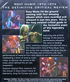 Roxy Music - 1972-1974 - An Indipendent Critical Review - DVD /plast/