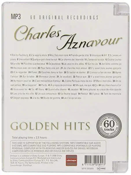 Charles Aznavour - Golden Hits - CD /plast/