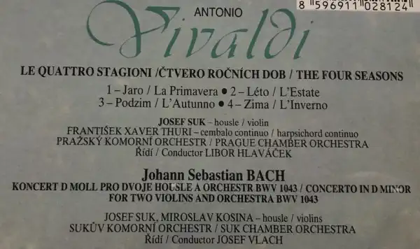 Vivaldi - The Four Seasons - CD /plast/