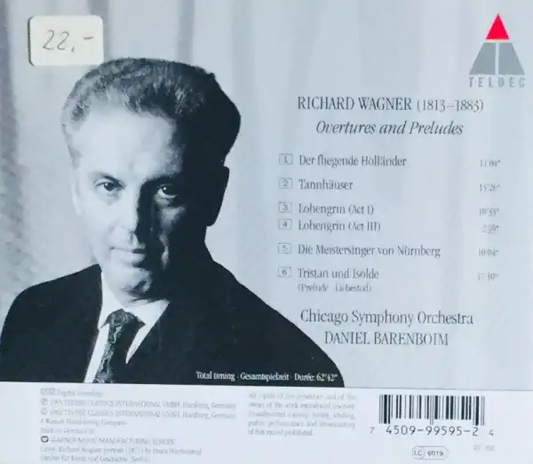 Wagner - Overtures and Preludes - CD /plast/