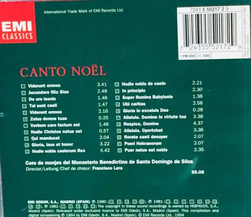Canto Noel - CD /plast/
