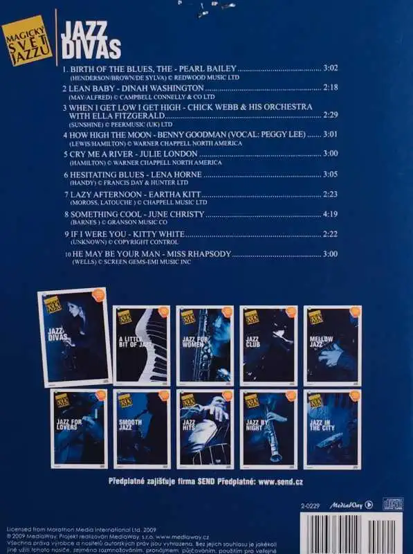 Magický svět jazzu - Jazz Divas - CD /pošetka/