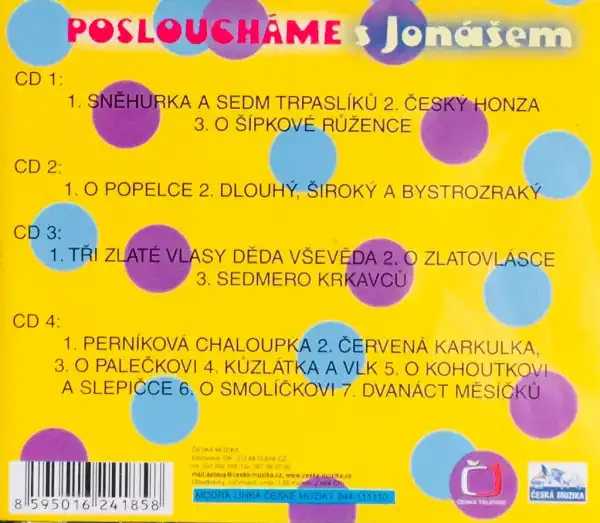 Posloucháme s Jonášem - 4xCD /plast/