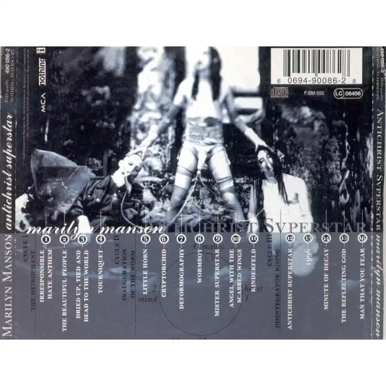 Marilyn Manson - Antichrist Superstar - CD /plast v šubru/
