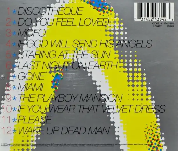 U2 - POP - CD /plast/