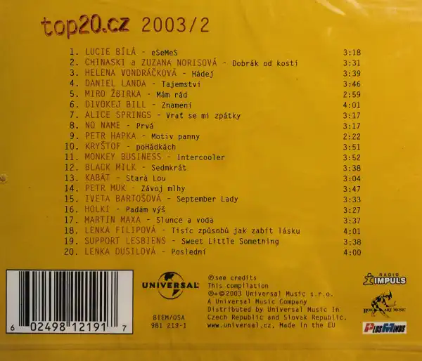 Top20.cz 2003/2 - CD /plast/