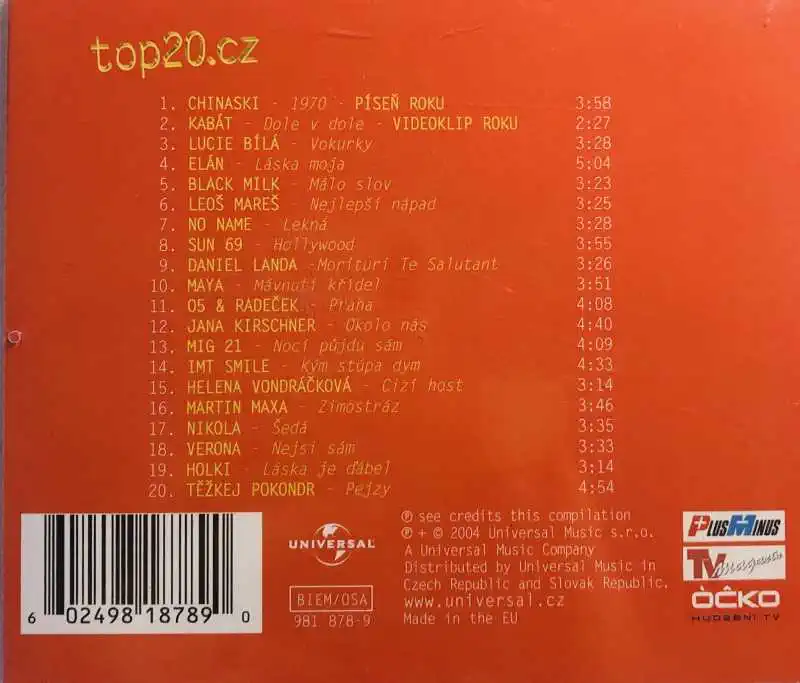 Top20.cz 2004/1 - CD /plast/