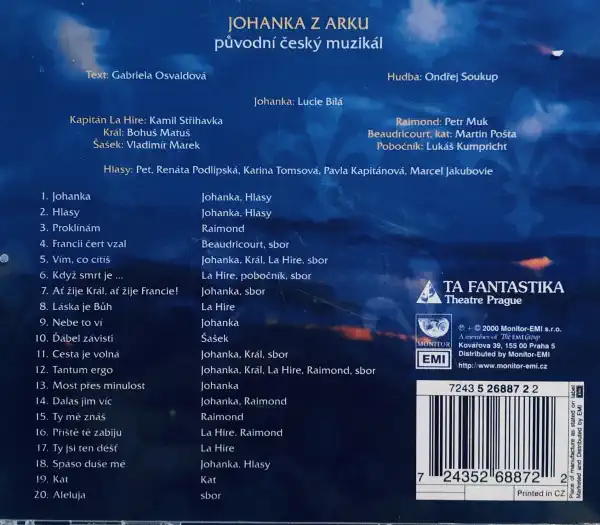 Johanka z Arku - CD /plast/