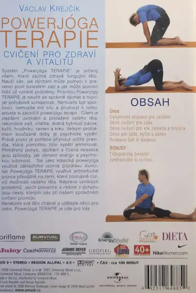 Powerjóga terapie - Václav Krejčík - DVD /plast/