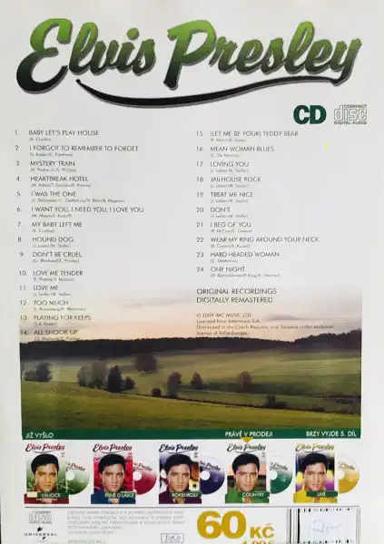 Elvis Presley - Country Hits - CD /pošetka/
