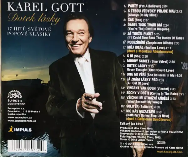 Karel Gott - Dotek lásky - CD /plast/