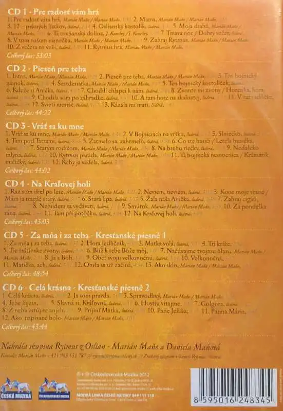 Rytmus z Oslian - Pre radosť vám hrá - 6xCD /plast/bazarové zboží/