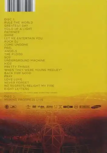 Take That - Progress Live - 2xDVD /plast/