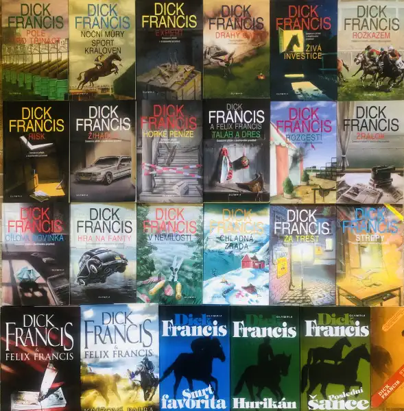 Knižní kolekce Dick Francis - 48x kniha/bazarové zboží/ 