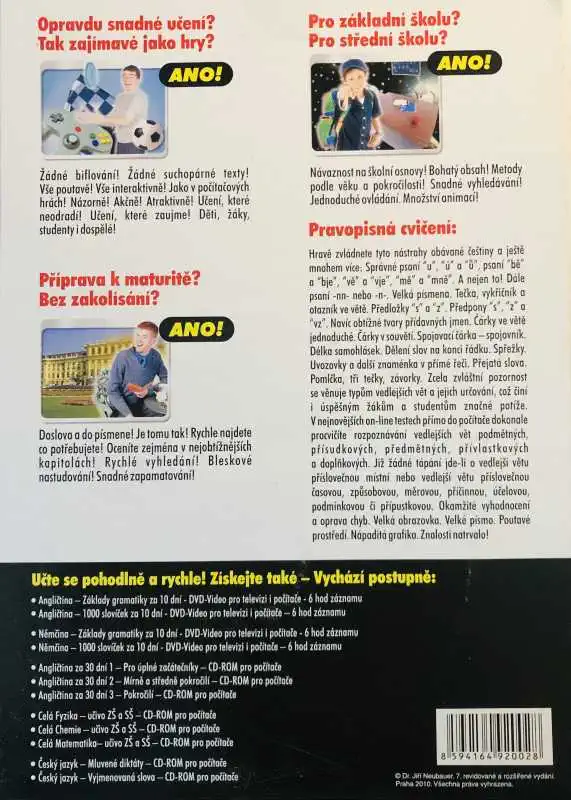 Čeština - pravopisná cvičení - CD_ROM /pošetka/