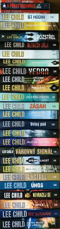 Knižní kolekce Jack Reacher - Lee Child - 27x kniha /bazarové zboží/