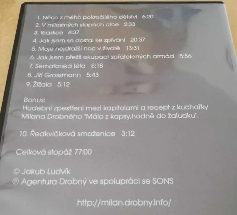Milan Drobný čte z knihy "Hvězdy kolem mne". díl 1 - CD plast