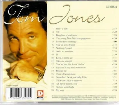 Tom Jones - 20 great love songs - CD /bazarové zboží/