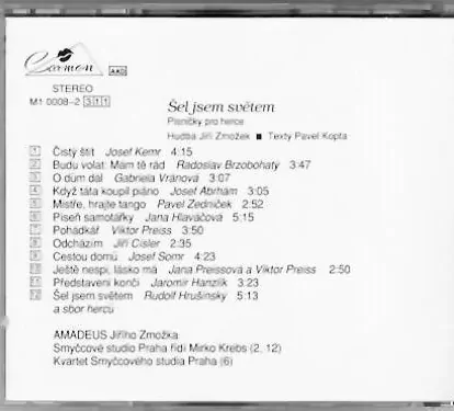 Šel jsem světem - CD /bazarové zboží/