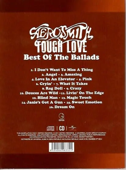 Aerosmith - Tough love best of the Ballads - CD /bazarové zboží/