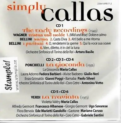 Simply Callas - CD /bazarové zboží/