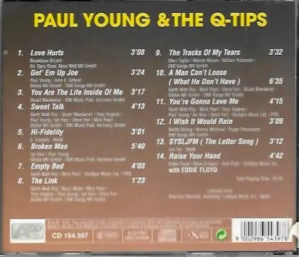 Paul Young & The Q-tips - CD /bazarové zboží/