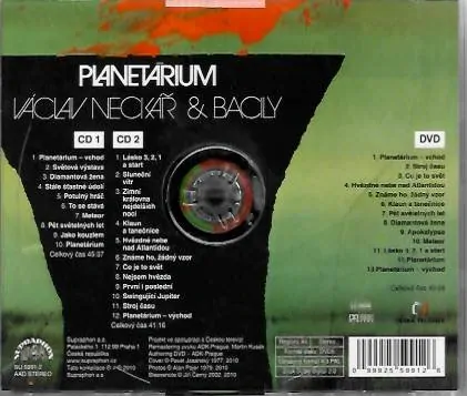 Václav Neckář & Bacily - Planetárium - 2 CD + 1 DVD /bazarové zboží/
