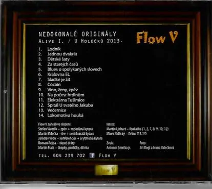 Flow V - Nedokonalé originály - Alive I. - U Holečků 2013 - CD /bazarové zboží/