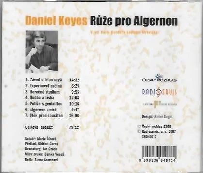 Růže pro Algernon - Daniel Keyes - CD
