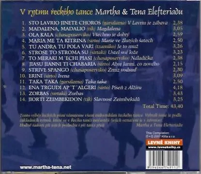 V rytmu řeckého tance - Martha & Tena Elefteriadu - CD /bazarové zboží/