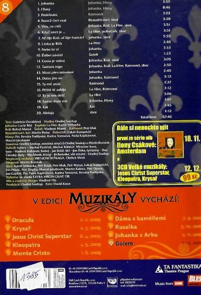 Johanka z Arku - CD pošetka
