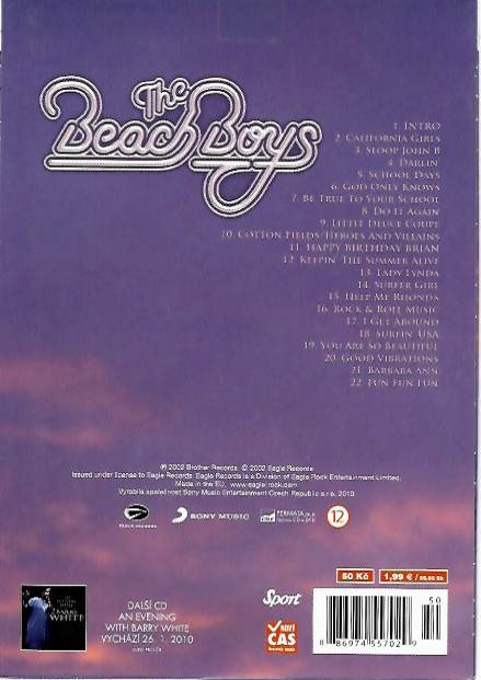 The Beach Boys - Live at Knebworth 1980 - CD pošetka
