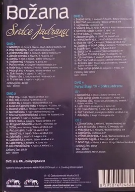 Božana - Srdce Jadranu - 4 DVD plast /bazarové zboží/