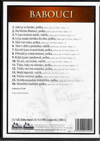 Zlatá deska české muziky - Babouci - DVD plast