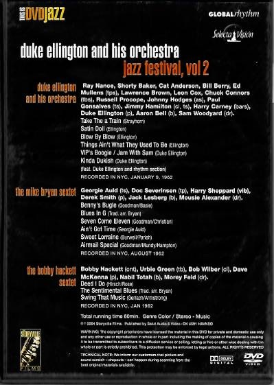 Duke Ellington and his orchestra - jazz festival, vol 2 - DVD plast