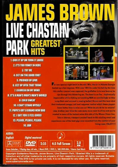 James Brown - Live Chastain park - Greatest hits - DVD plast