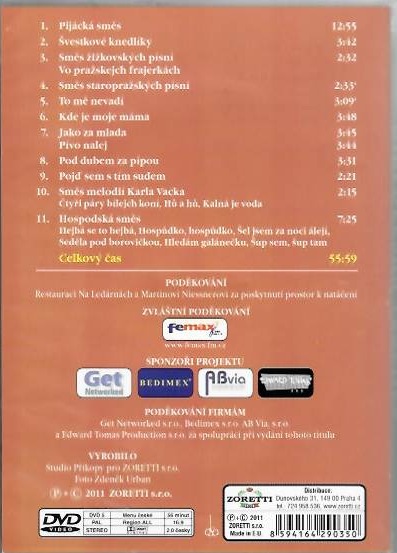 Staročeská veselice - Na plný pecky - DVD plast 