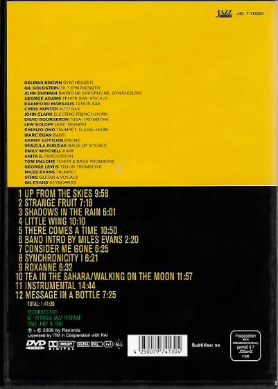 Sting & Gil Evans / Strange Fruit - DVD plast /bazarové zboží/
