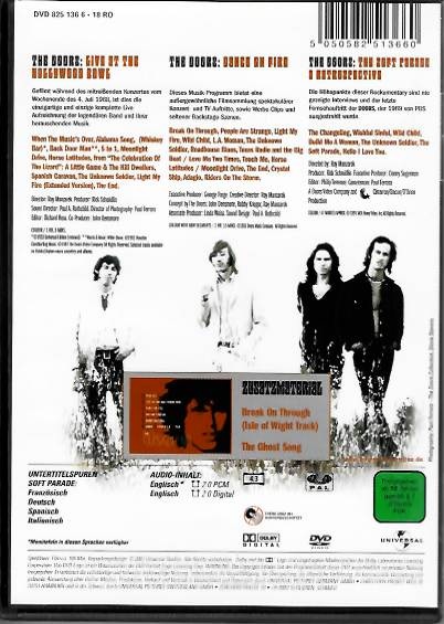 The Doors - 30 Years commemorative edition - DVD plast /bazarové zboží/
