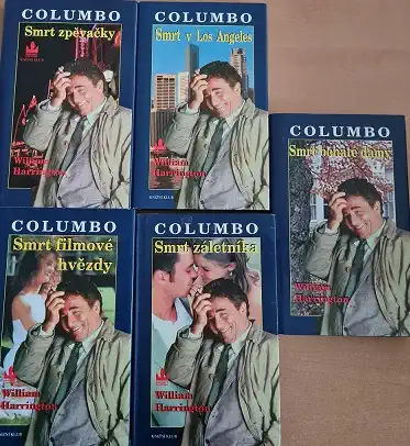 Kolekce 5x kniha /bazarové zboží/ Columbo + kompletních 69 epizod na DVD dárek 